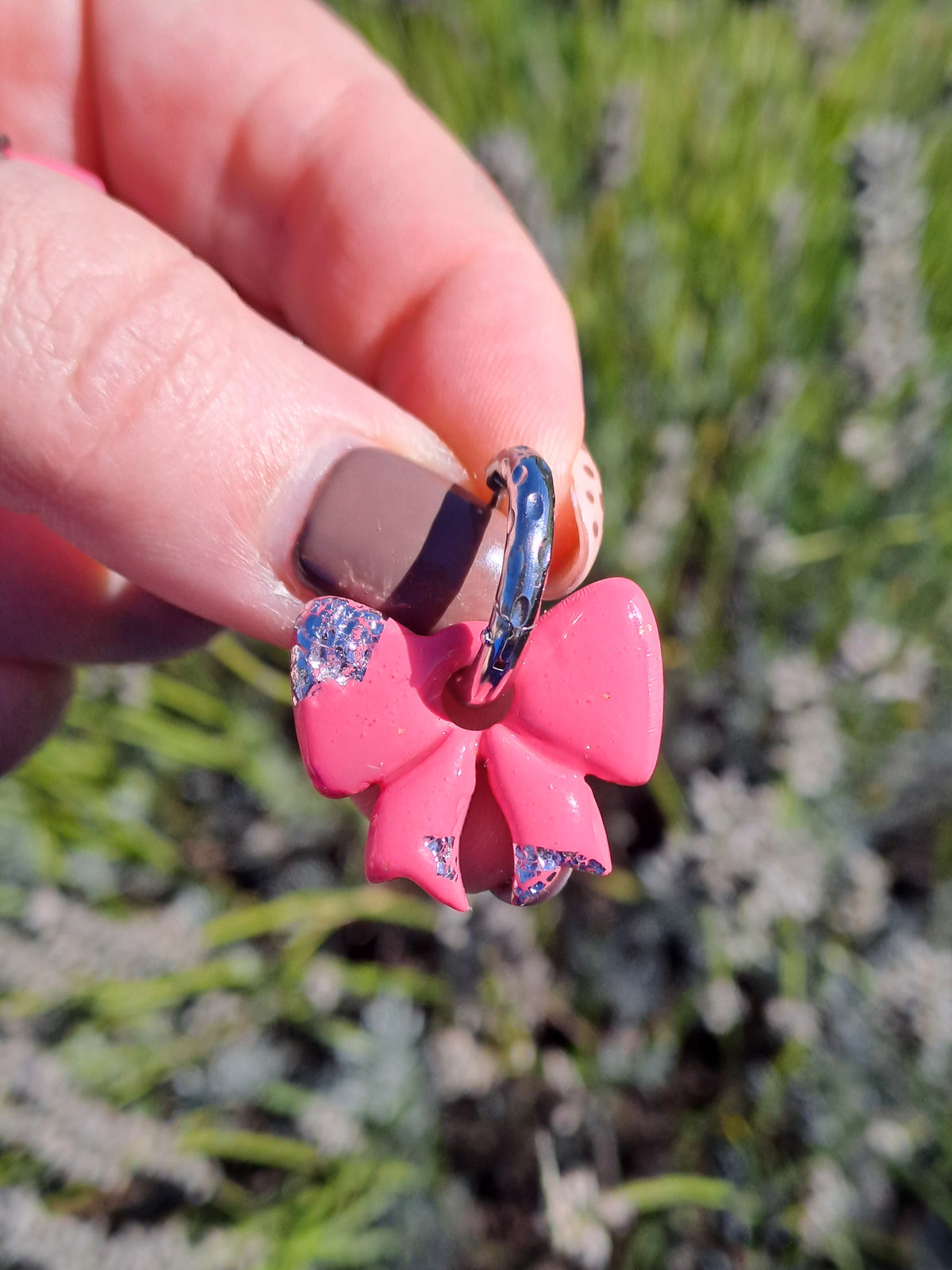 Pampilles Nœud – Octobre Rose 🎀