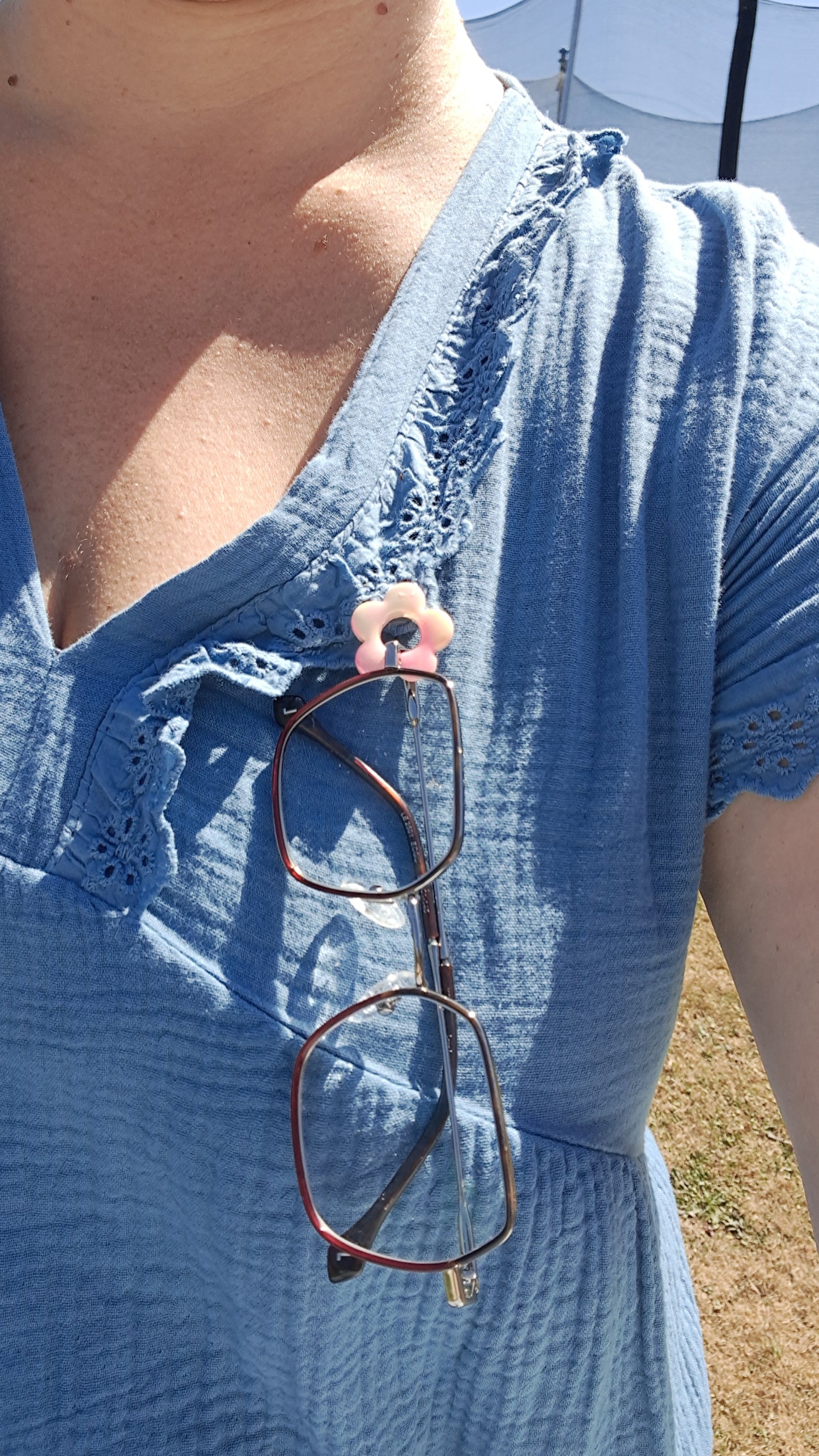 Pin’s Porte-lunettes - Touche de fluo