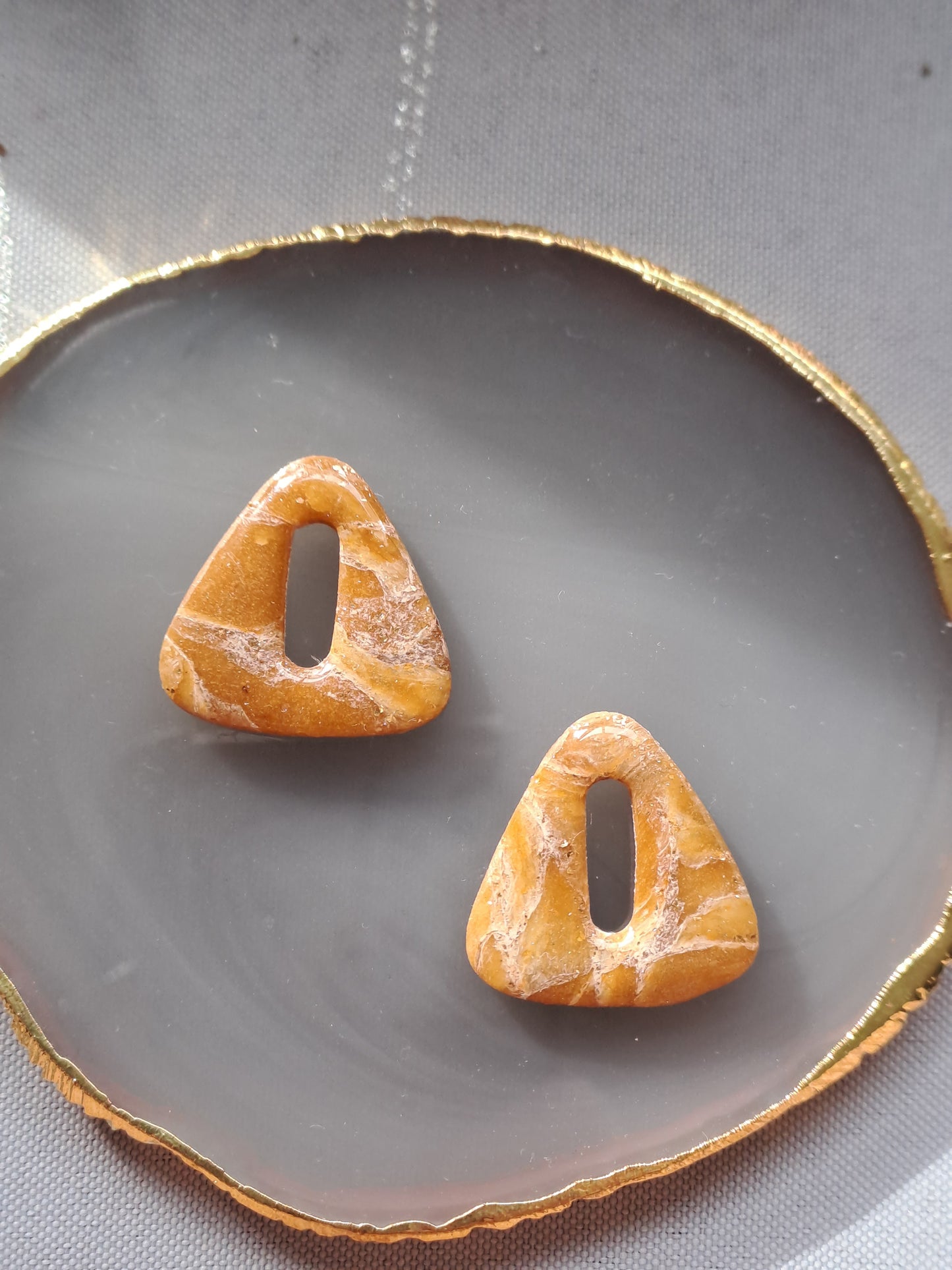 Pampilles Aria - Caramel & Feuille d’or