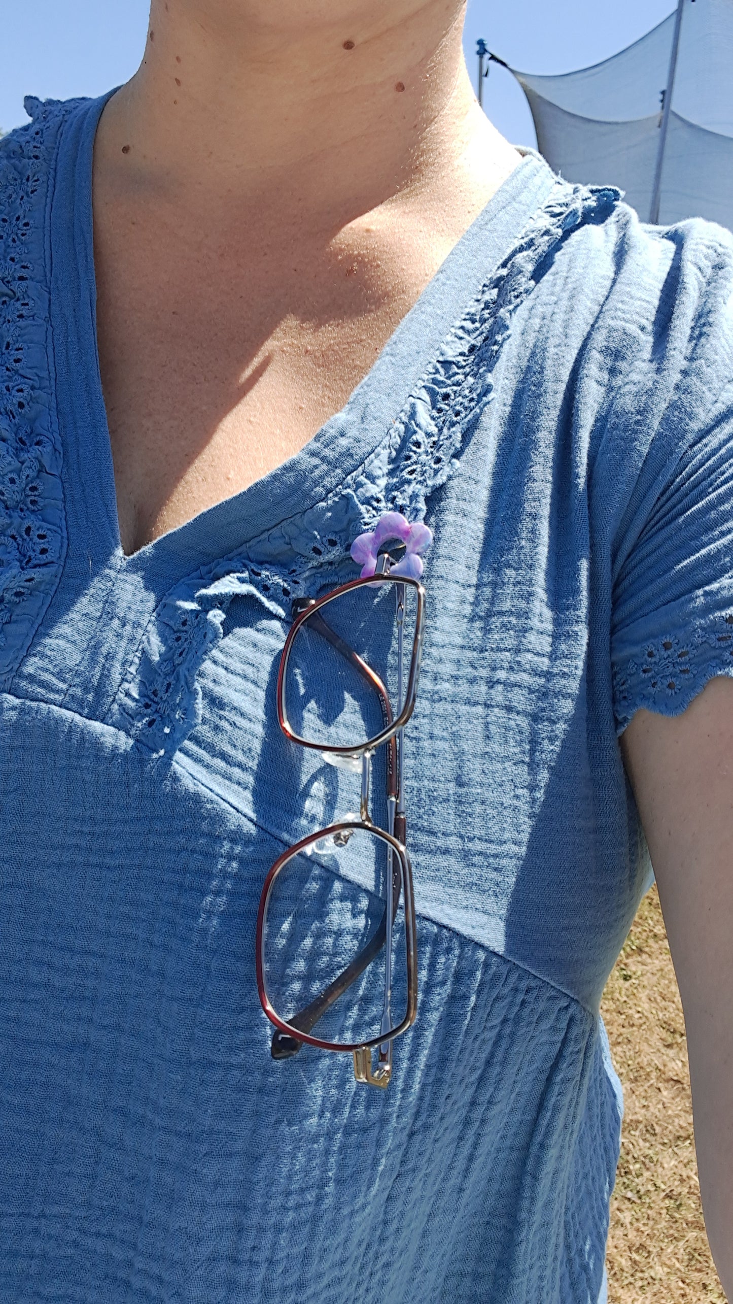 Pin’s Porte-lunettes - Mélange de violet