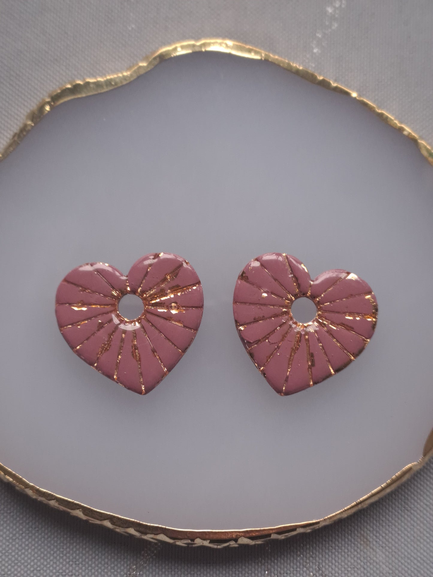 Pampilles Amore - Bois de rose fumé (feuille d’or)