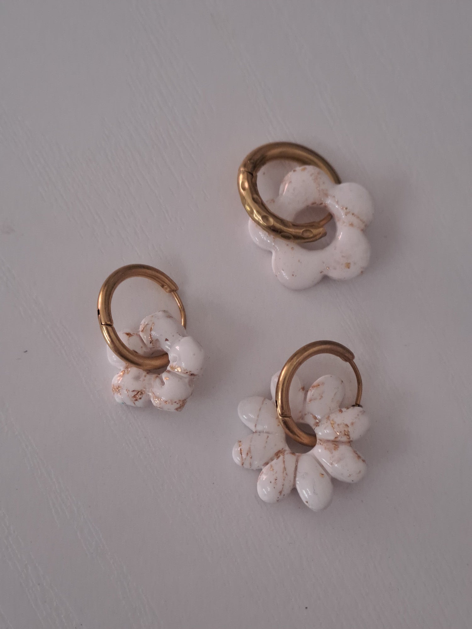 Blanc & Or marbré