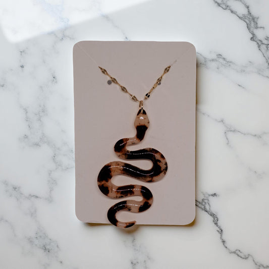 Collier Médusa- Écaille douce