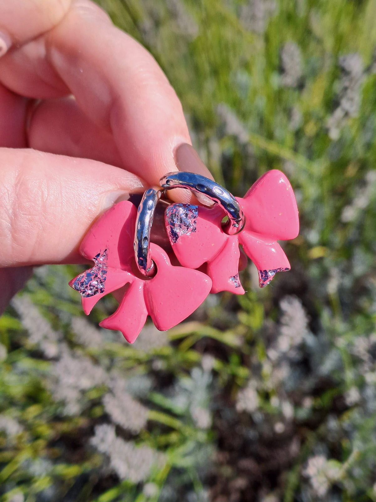 Pampilles Nœud – Octobre Rose 🎀