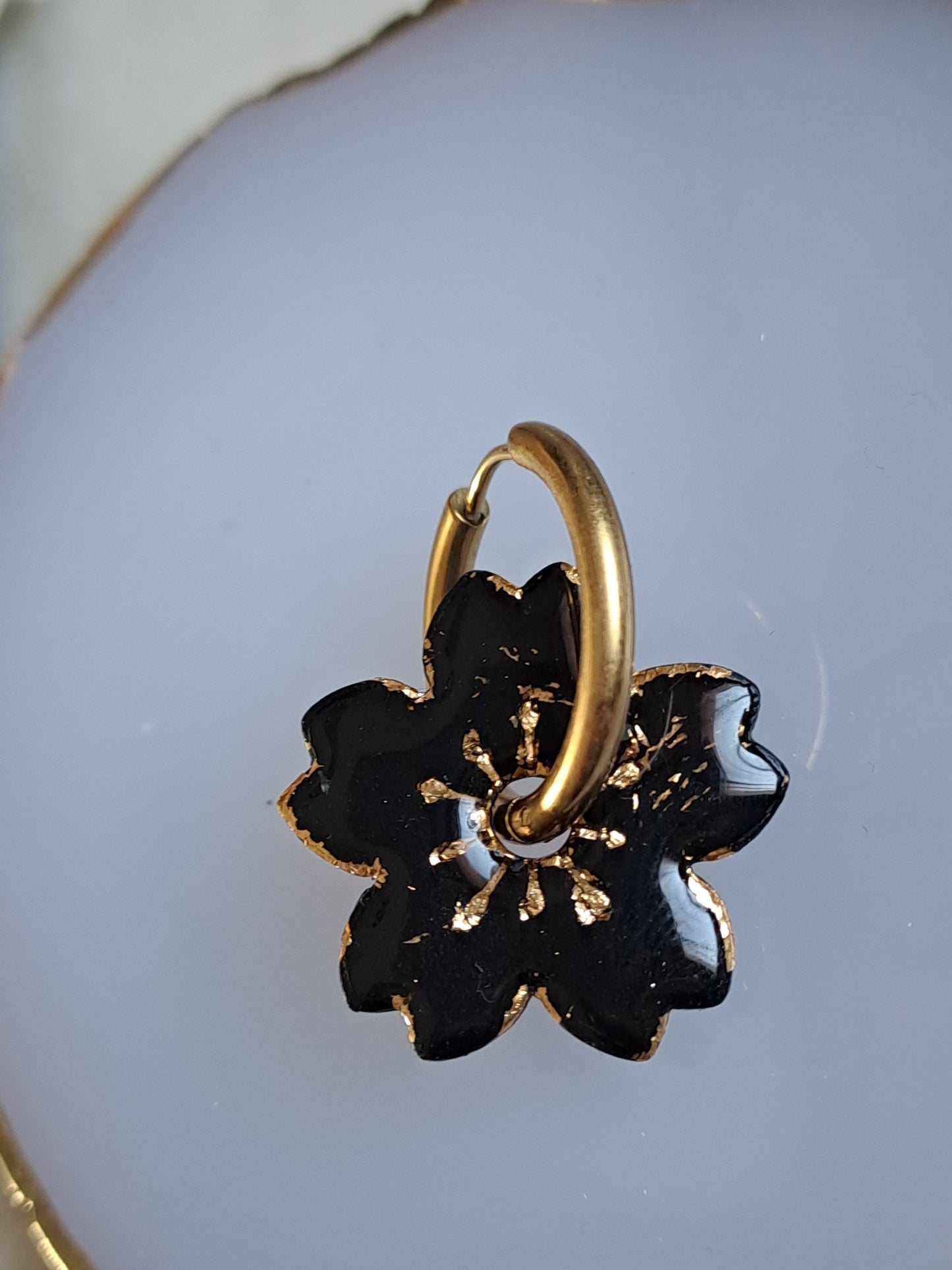 Pampilles Naïa - Noir & Or