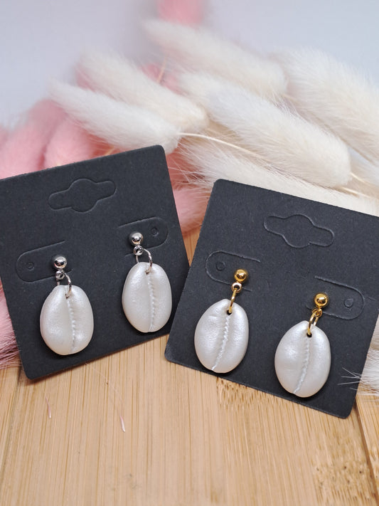 Boucles d’oreilles Écume - nacrées