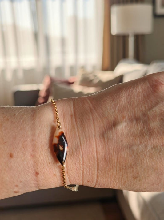 Bracelet Elia- Écaille douce