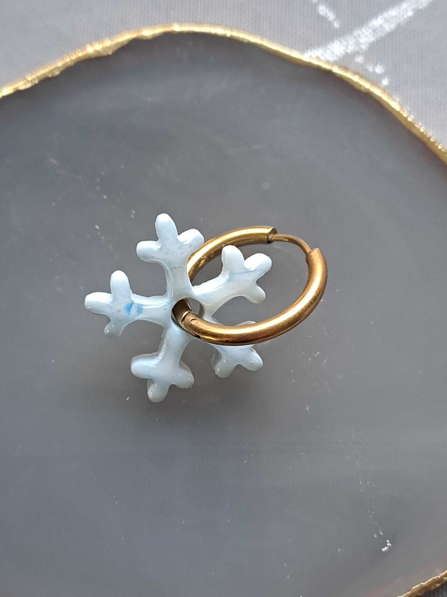 Pampilles Flocon de neige - Bleu glacé