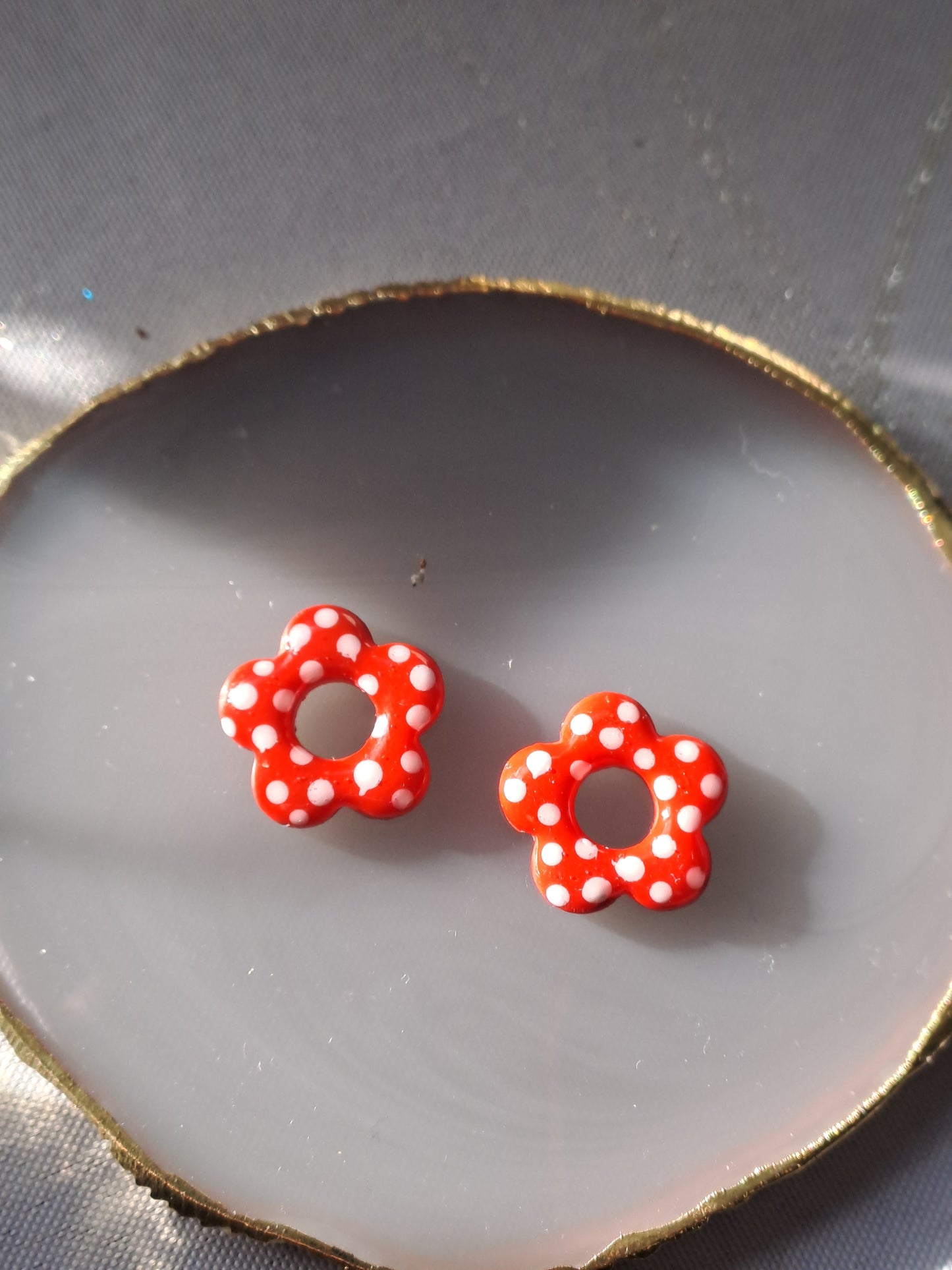 Pampilles Flora - Rouge & Pois blancs