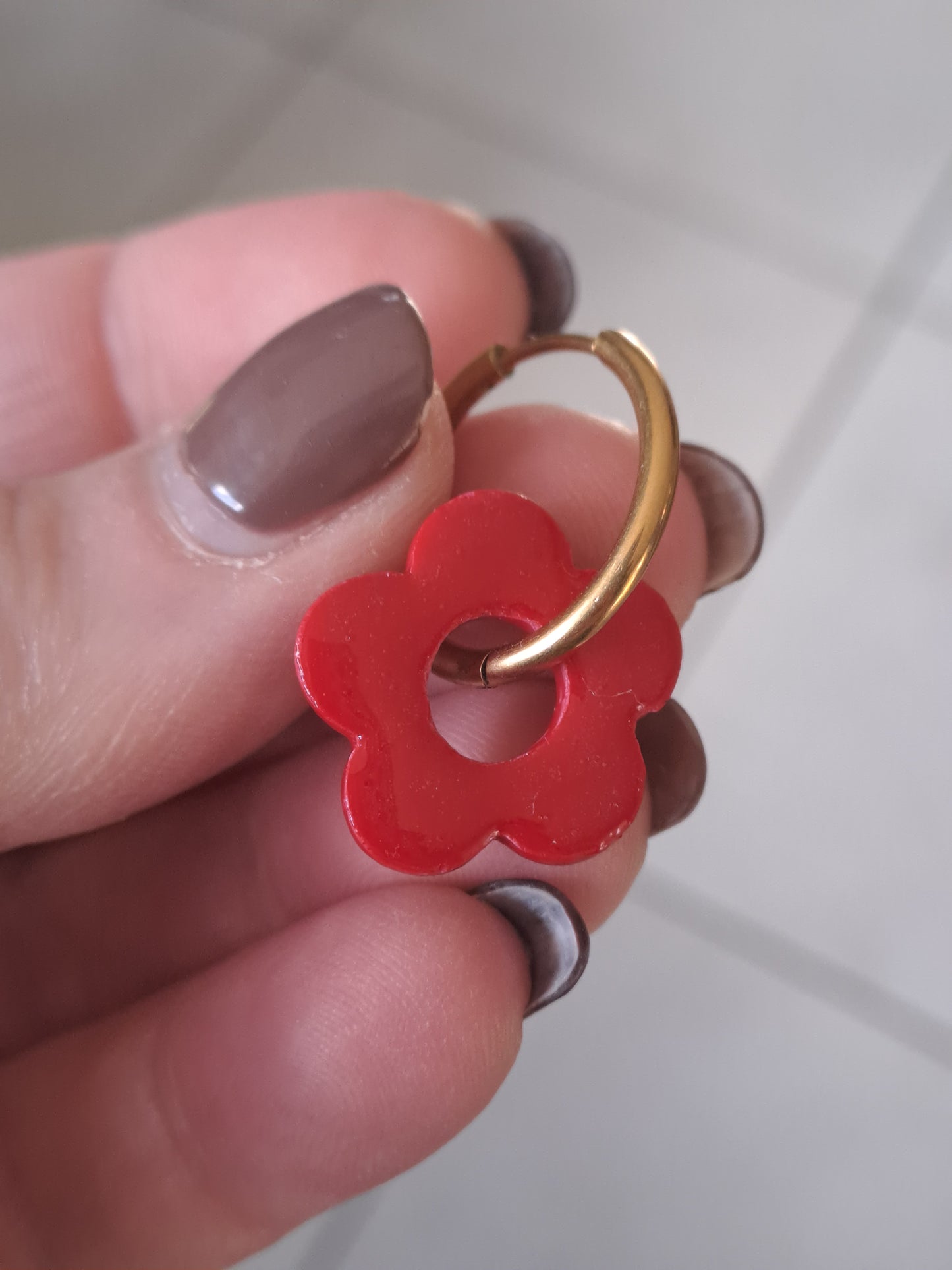 Pampilles Flora - Rouge & Pois blancs