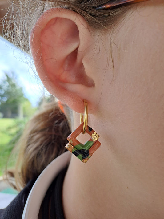 Pampilles Lyra - Terracotta & Olive