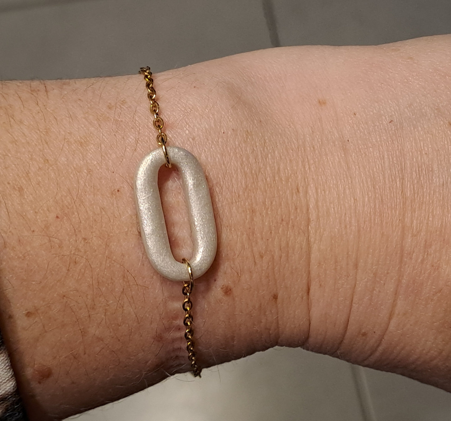 Bracelet Ovelia - Nacré