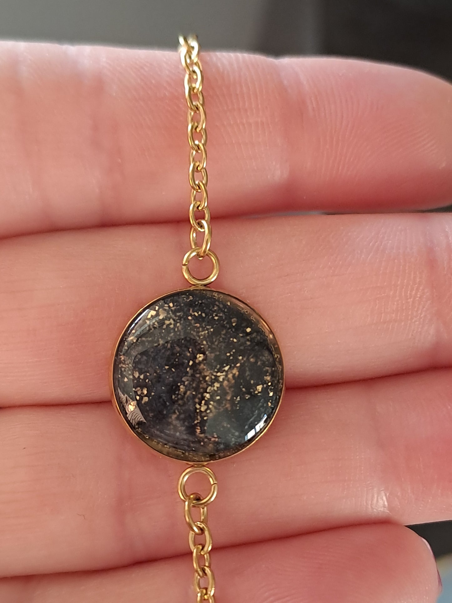 Bracelet Halo - Voile d’Or Noir