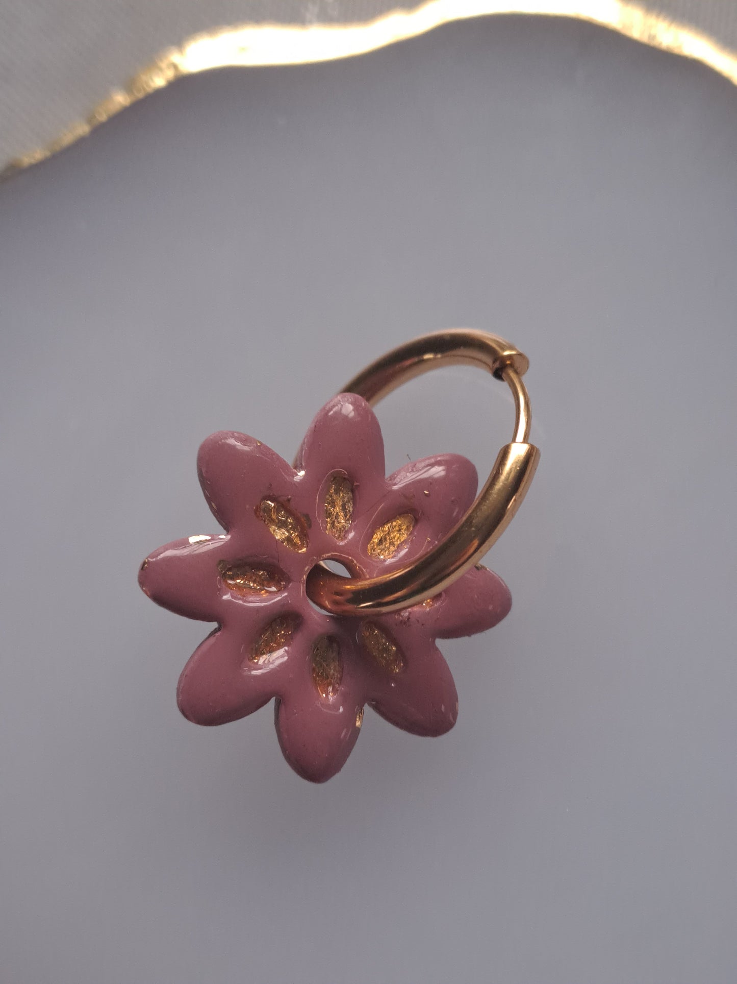 Pampilles Soléa - Bois de rose fumé (feuille d’or)