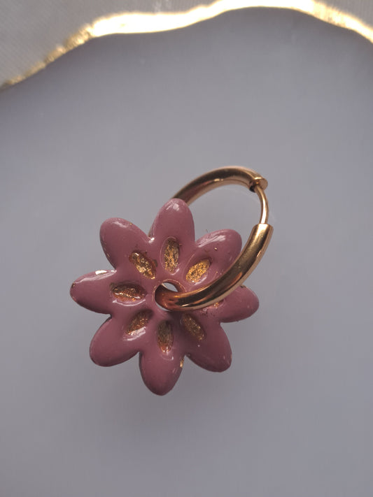 Pampilles Soléa - Bois de rose fumé (feuille d’or)