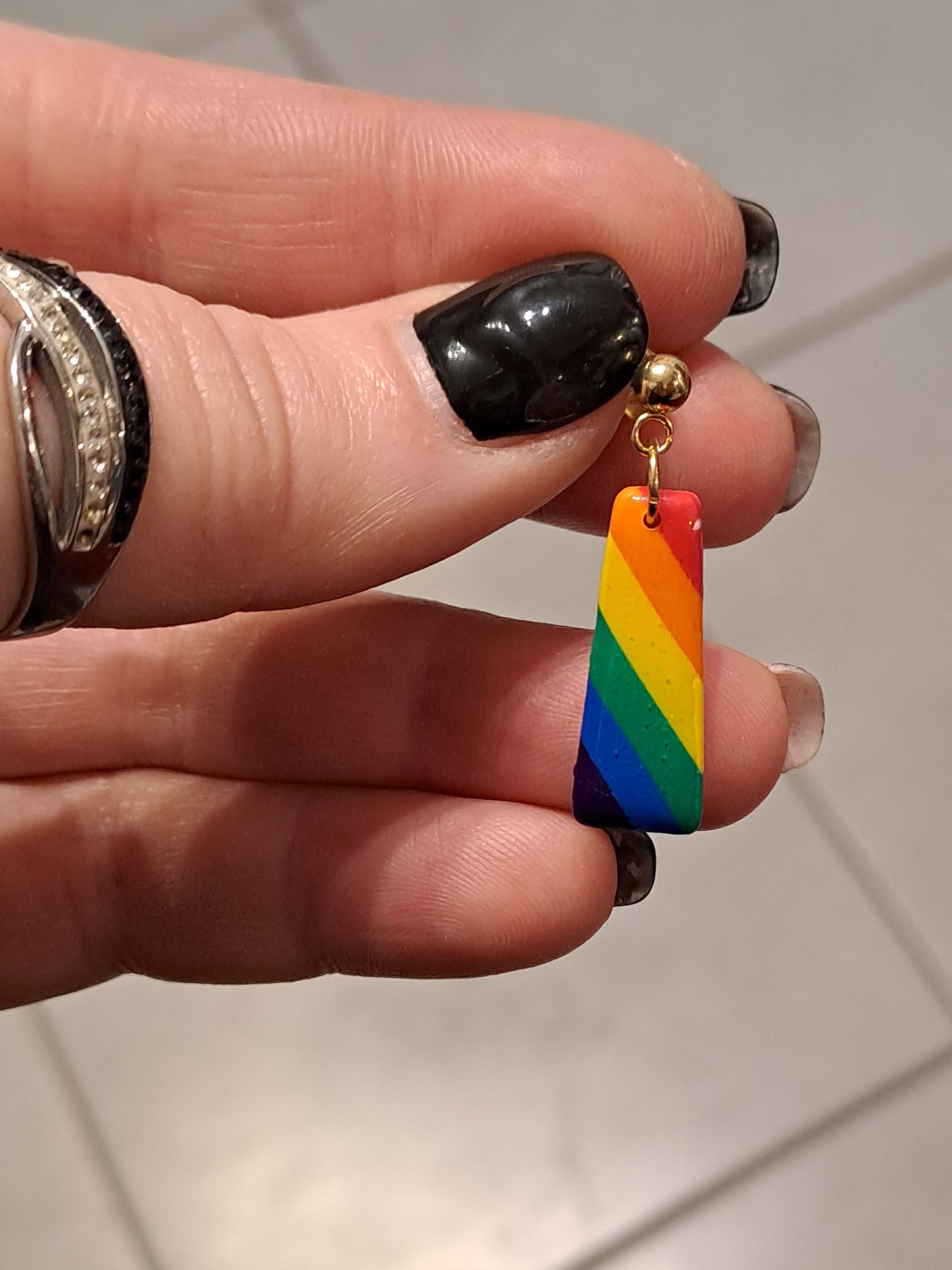 Boucles d’oreilles Alba - Arc-en-ciel