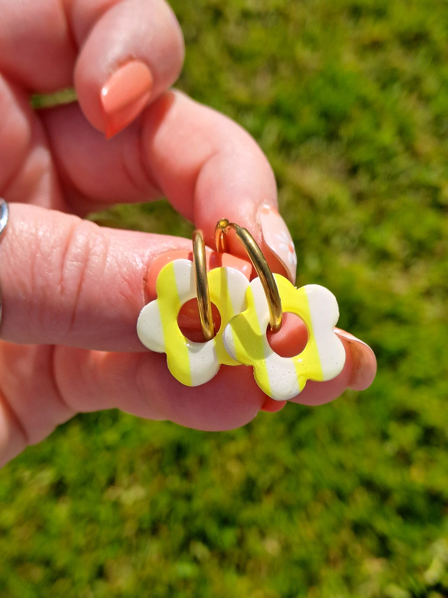 Pampilles Flora - Jaune & Blanc