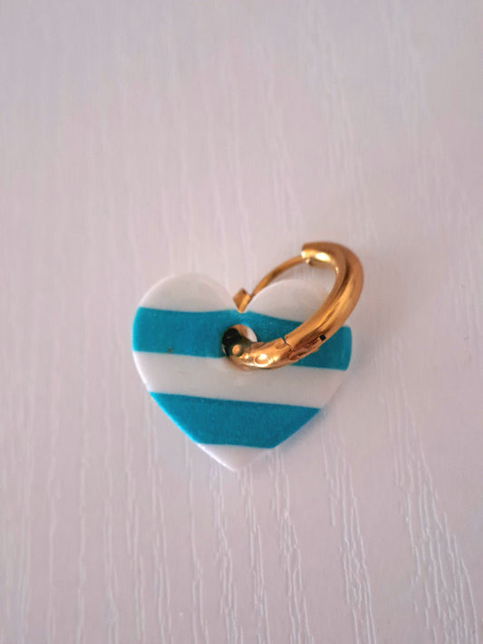 Pampilles Lova - Turquoise & Blanc