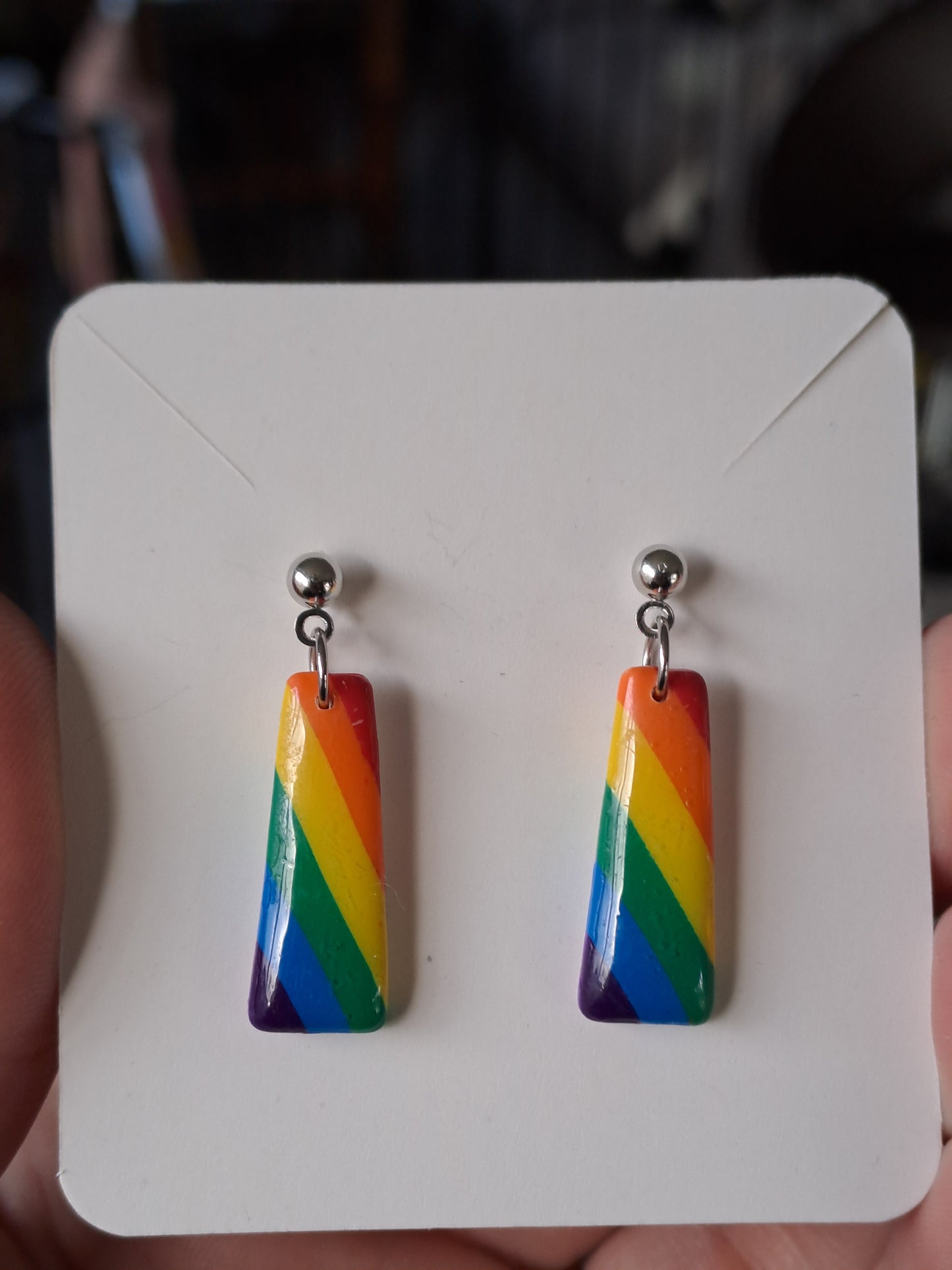 Boucles d’oreilles Alba - Arc-en-ciel