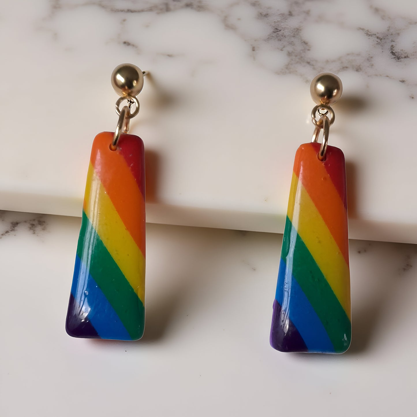 Boucles d’oreilles Alba - Arc-en-ciel