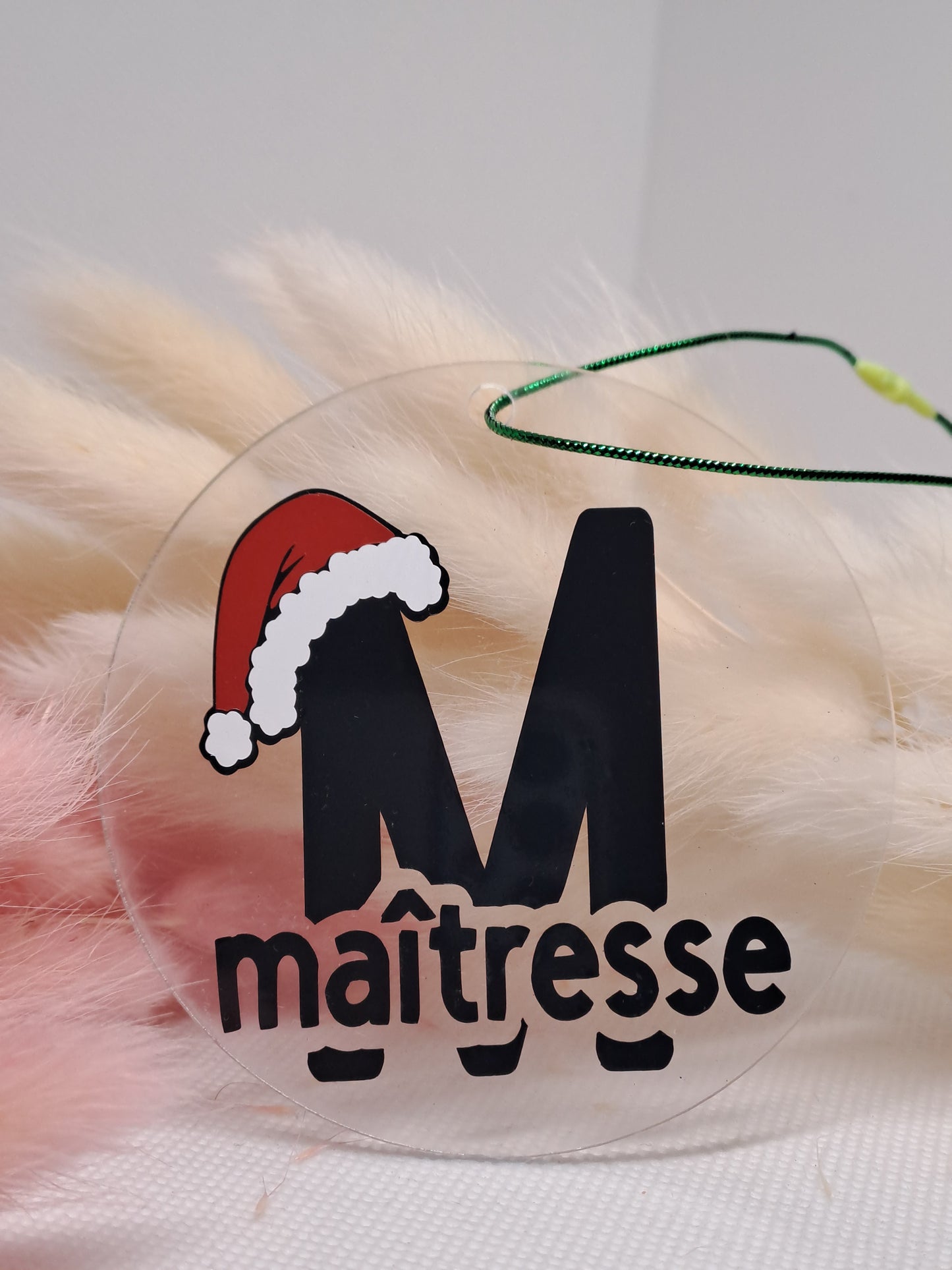 Boule de Noël - Collection Famille - 1er Noël - Maîtresse - Nounou