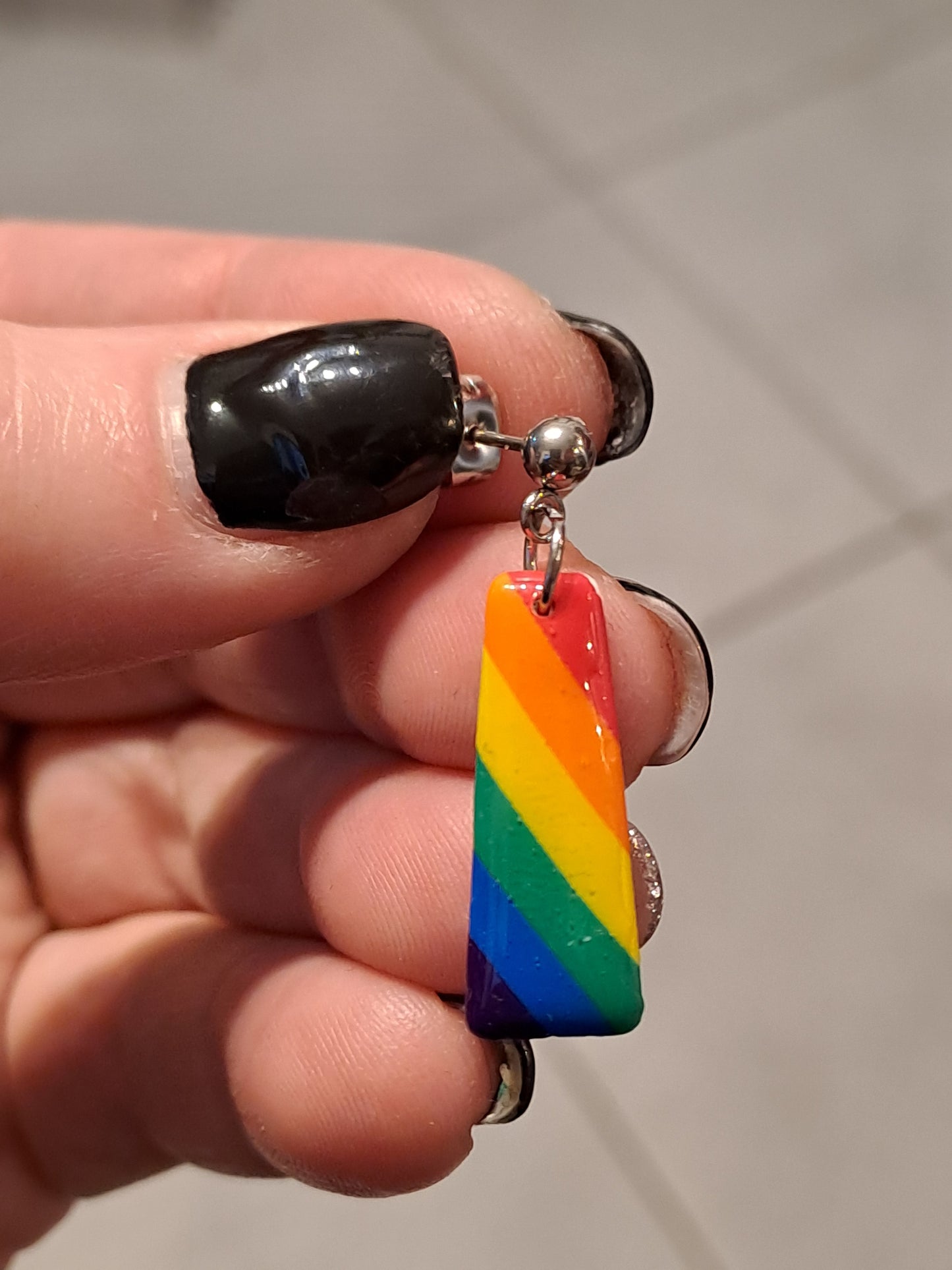 Boucles d’oreilles Alba - Arc-en-ciel