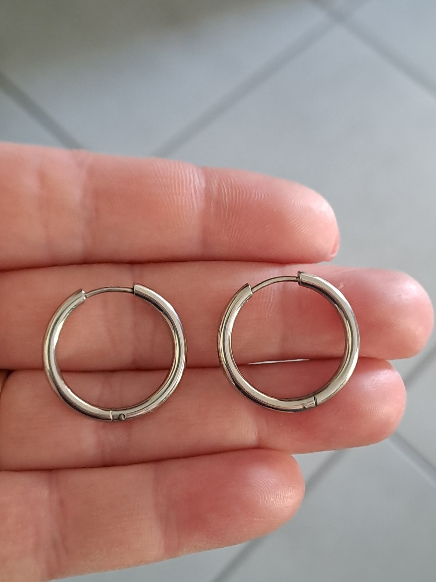 Créoles rondes - 23 mm