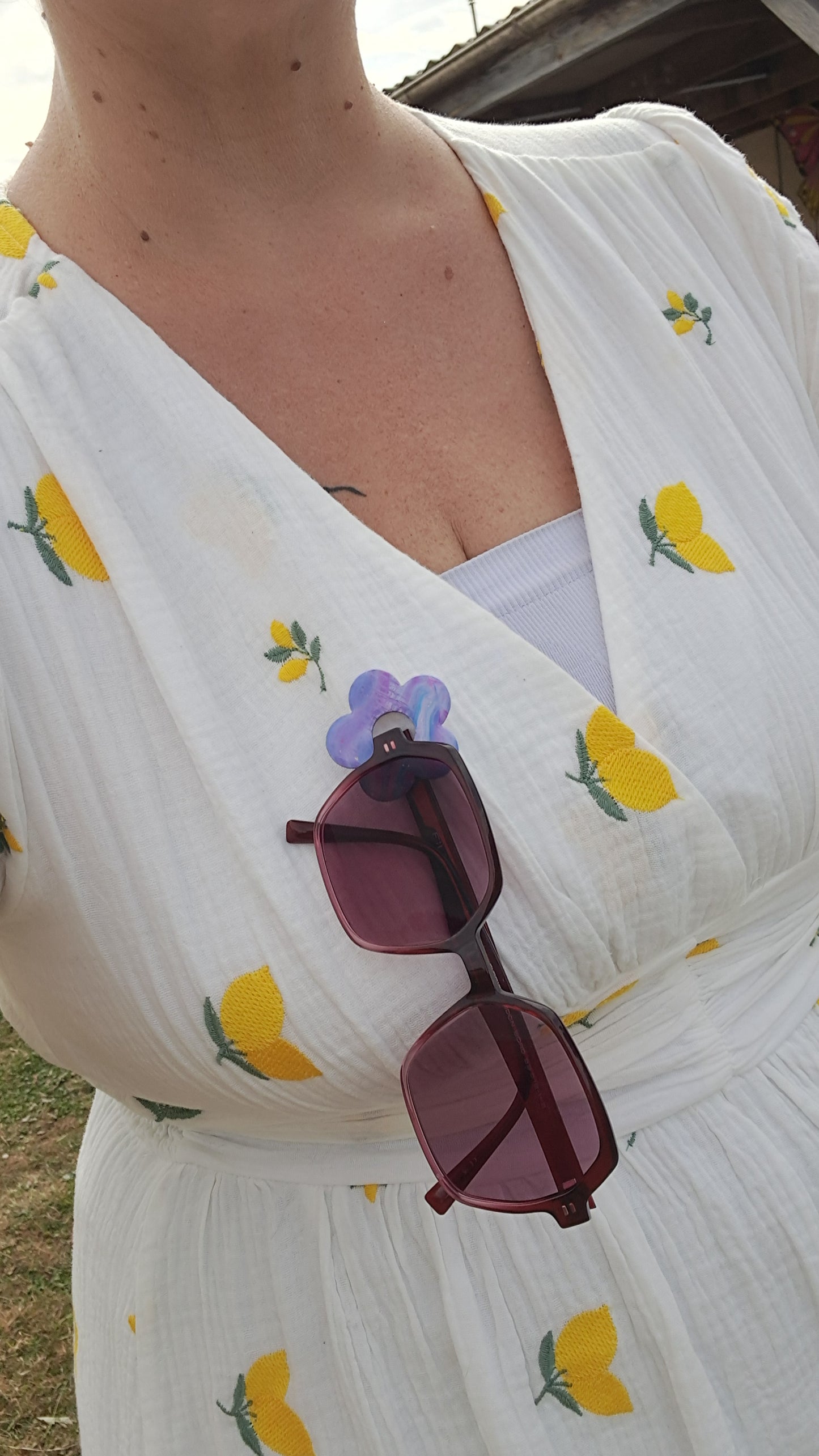 Boche Porte-lunettes - Mélange de violet