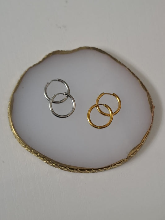 Créoles rondes - 18 mm