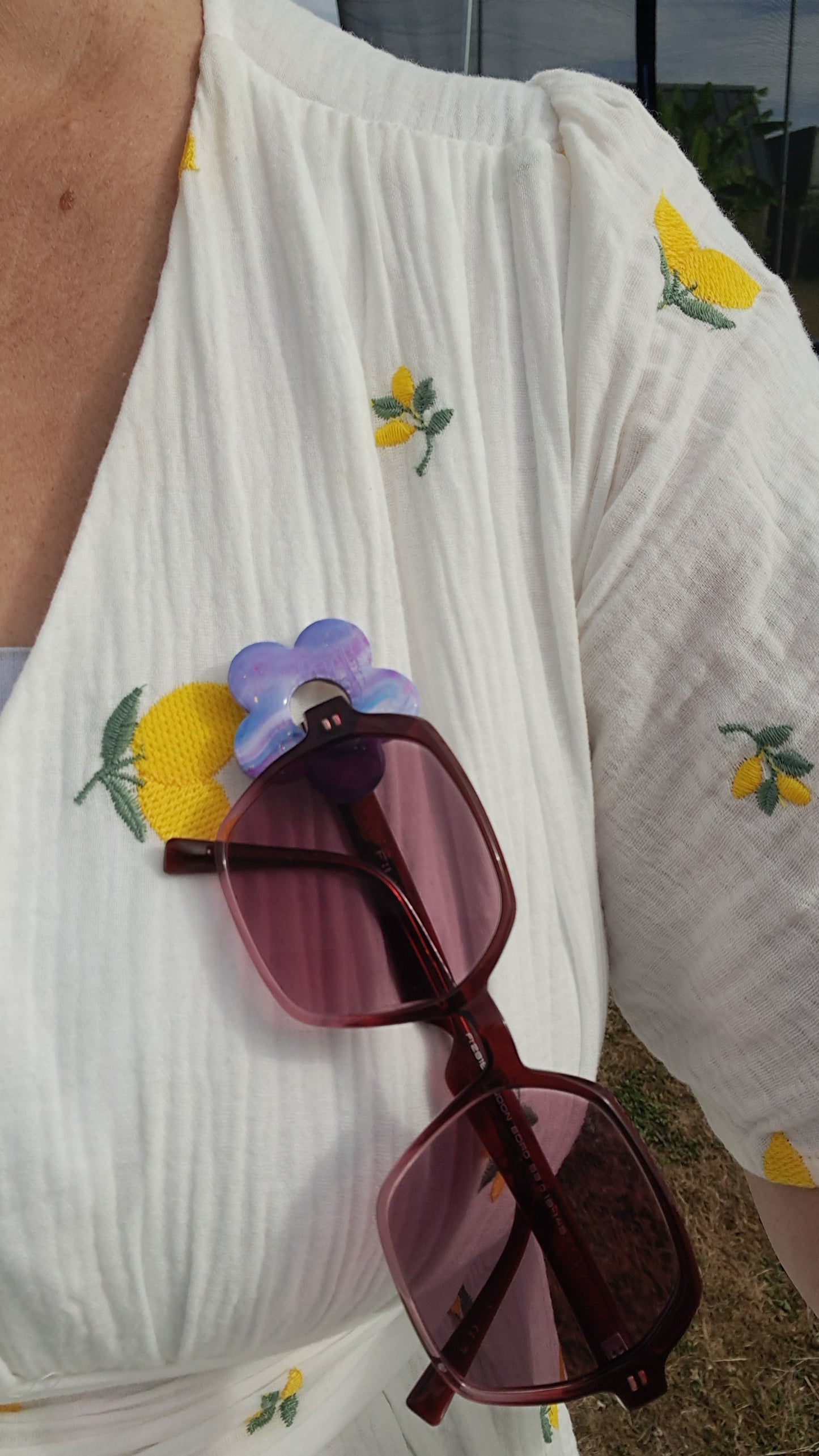 Boche Porte-lunettes - Mélange de violet