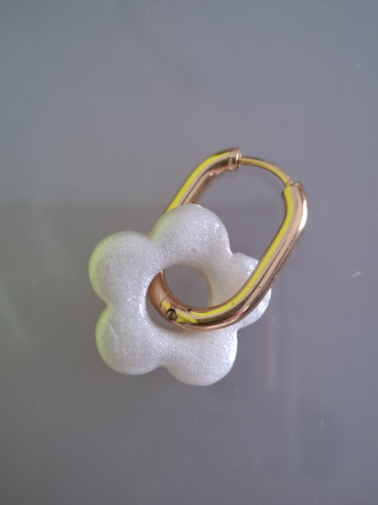 Pampilles Flora - Blanc nacré