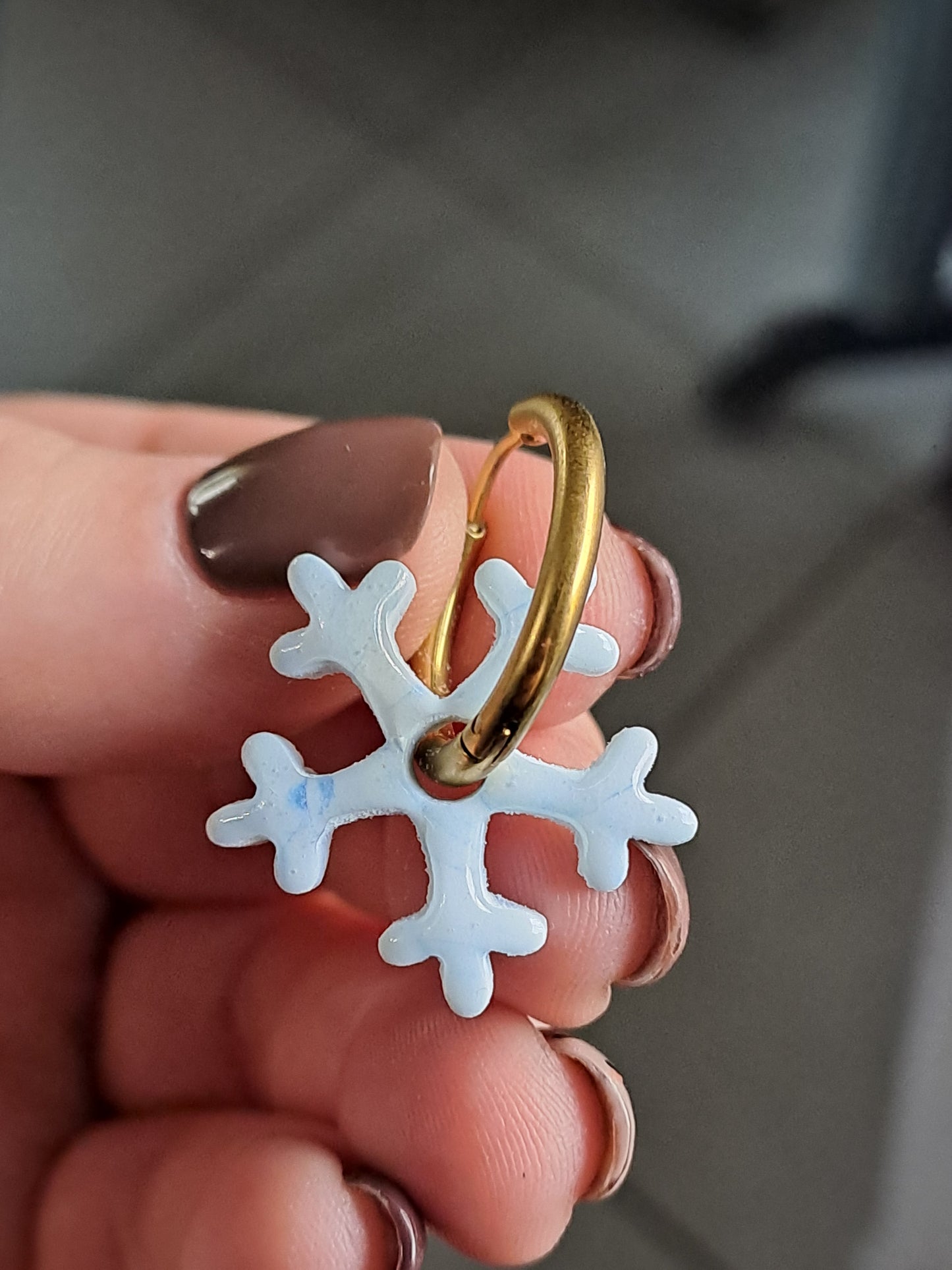 Pampilles Flocon de neige - Bleu glacé