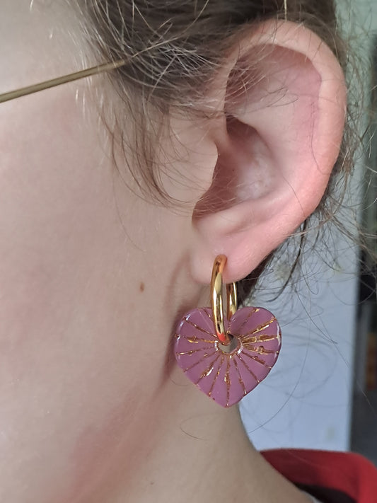 Pampilles Amore - Bois de rose fumé (feuille d’or)