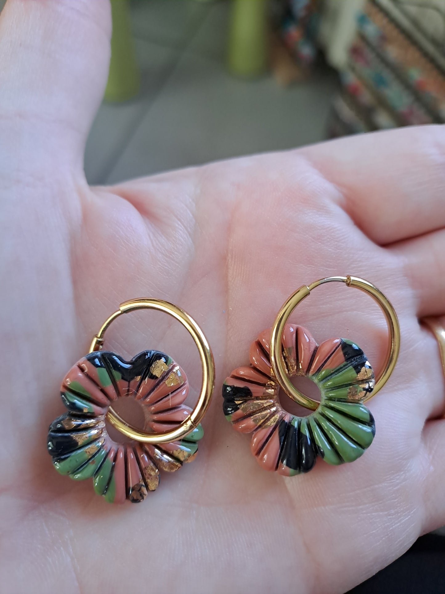 Pampilles Elysa - Terracotta & Olive