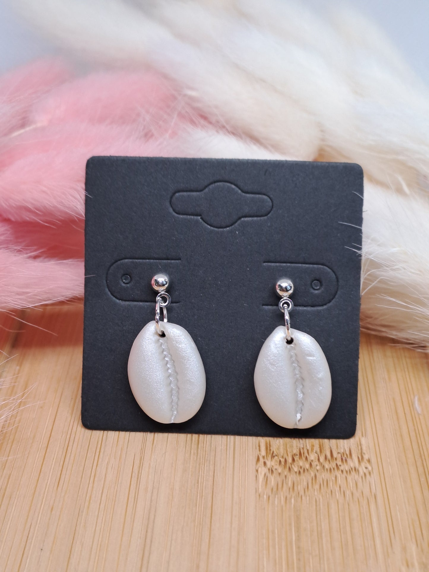 Boucles d’oreilles Écume - nacrées