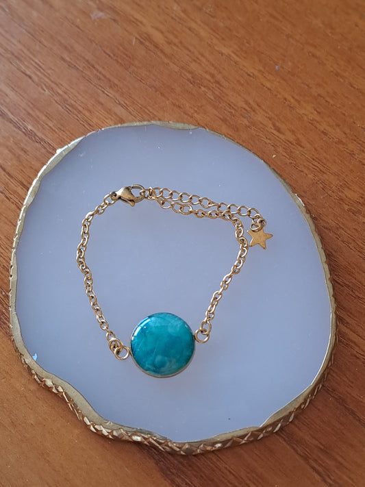 Bracelet Halo - Lagune Doré