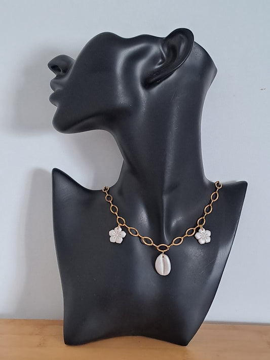 Collier Grain Fleuri
